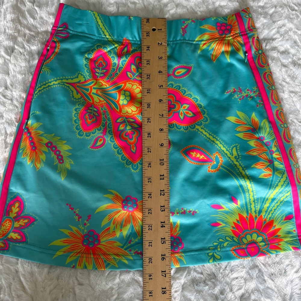 Gretchen Scott Designs Turquoise Floral Pencil Skirt - Picture 6 of 8